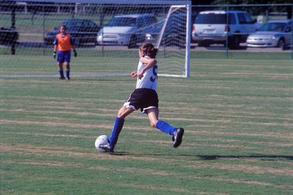 soccer goal. Regulation soccer goals