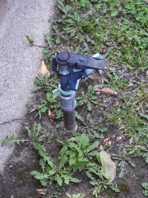 how to adjust sprinkler heads distance
