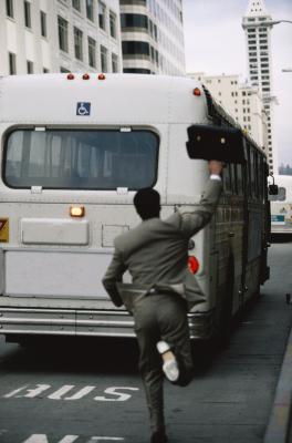 Chasing After Man Missed Bus