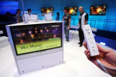 The Wii Remote needs to be charged in order to connect to the system via Bluetooth.