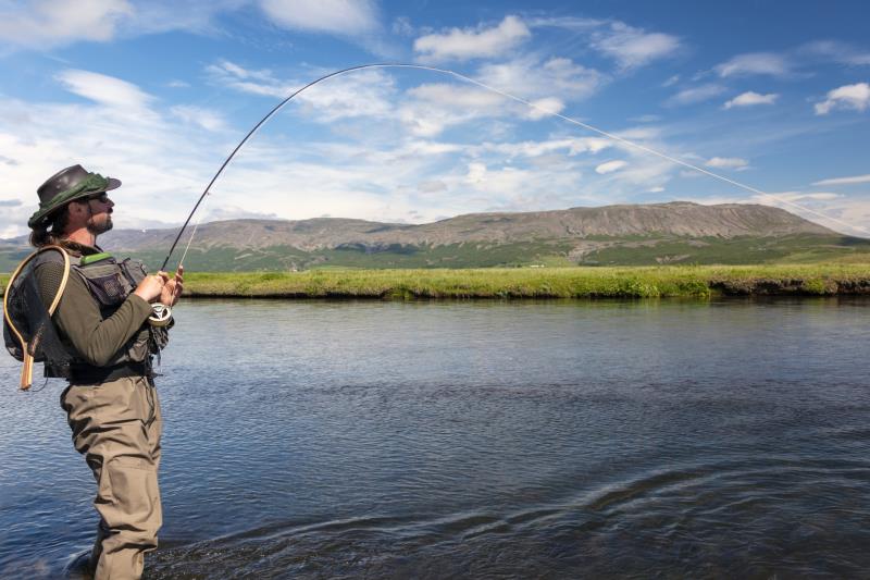 Fishing at Sunset Park in Las Vegas