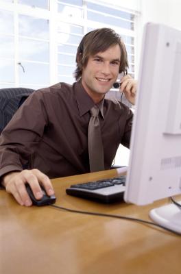 Skype is best used with a headset for minimal sound feedback.