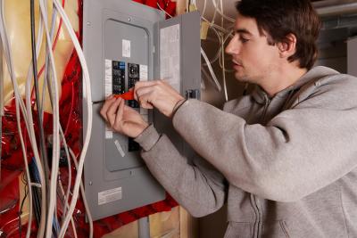 Make sure the 208 volt supply is protected by a two-pole circuit breaker.