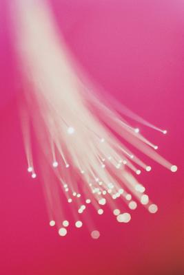 FiOS delivers data over fiber optic cables.