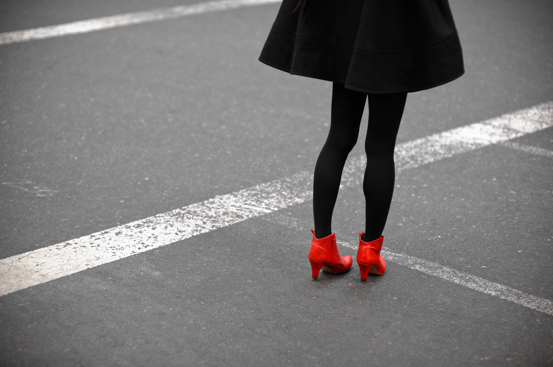 Black dress with outlet black tights