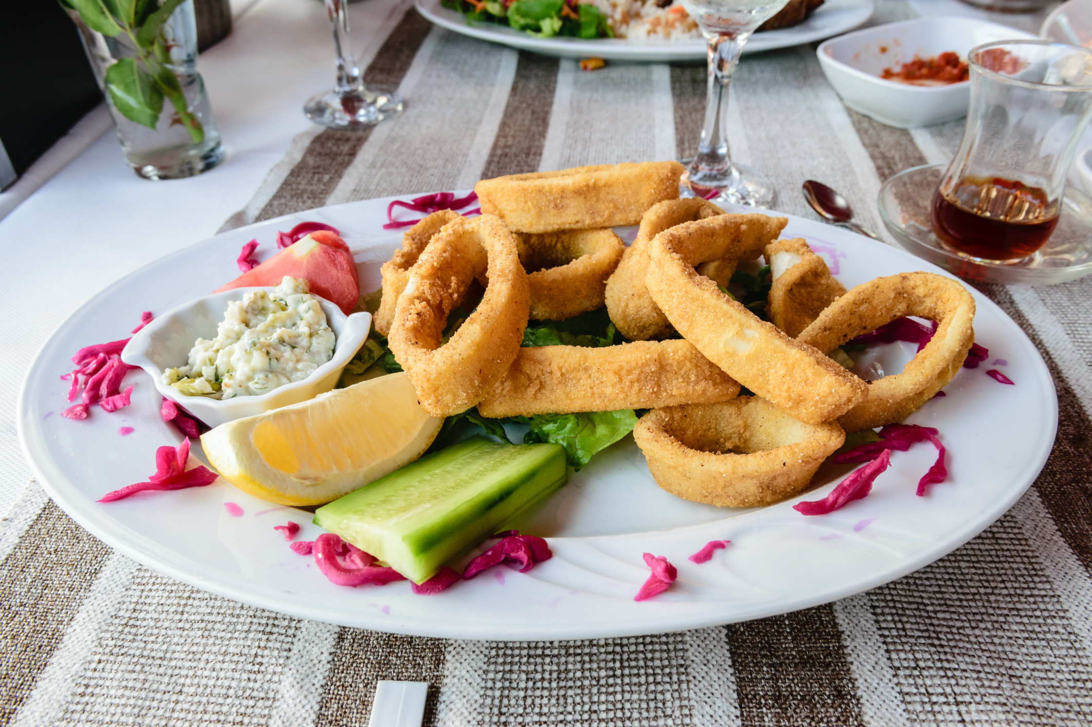 fried calamari calories per piece