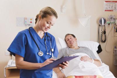 Nurse And Patient In Hospital Nurse And Patient In Hospital