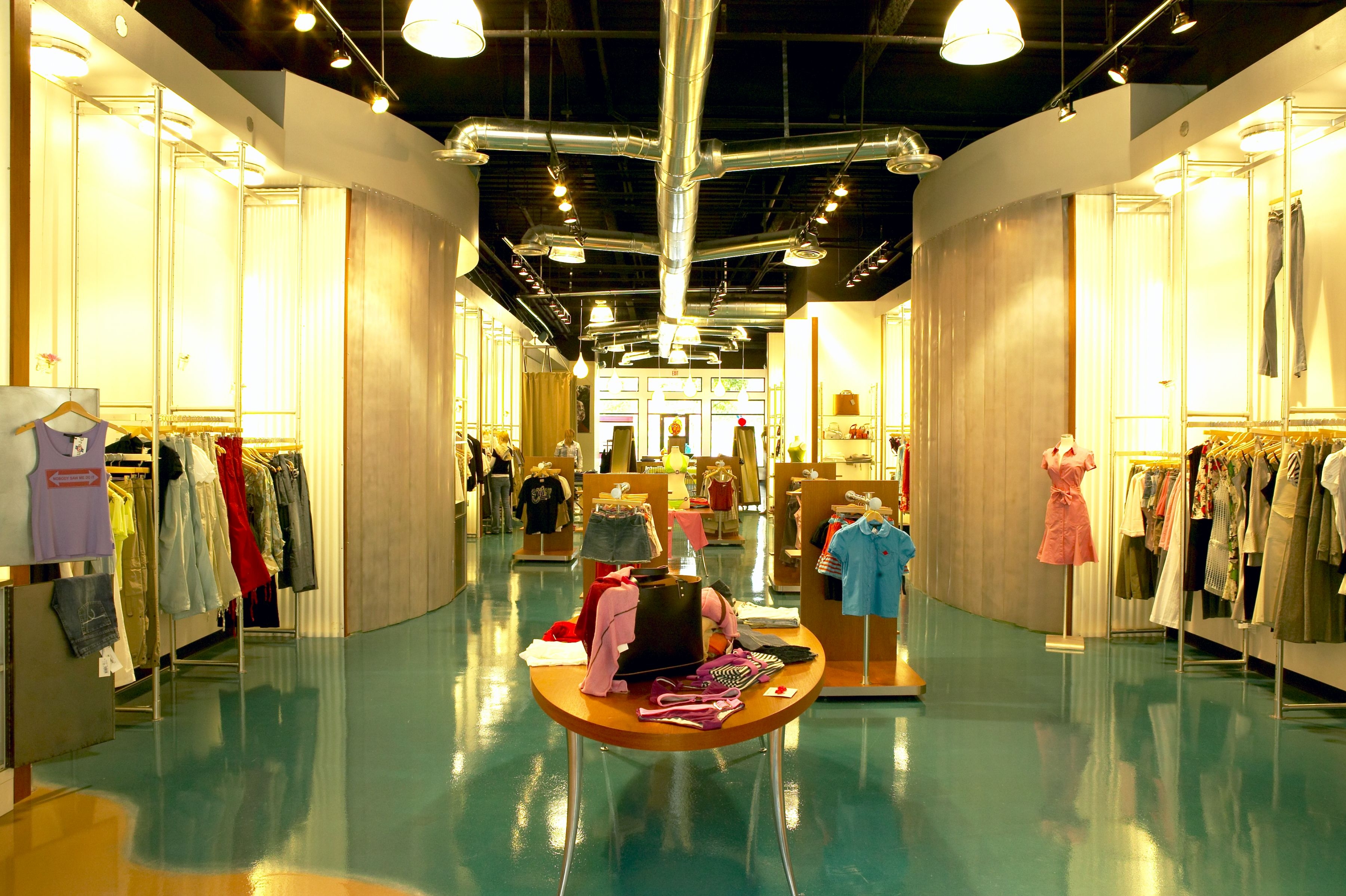 the clothing boutique