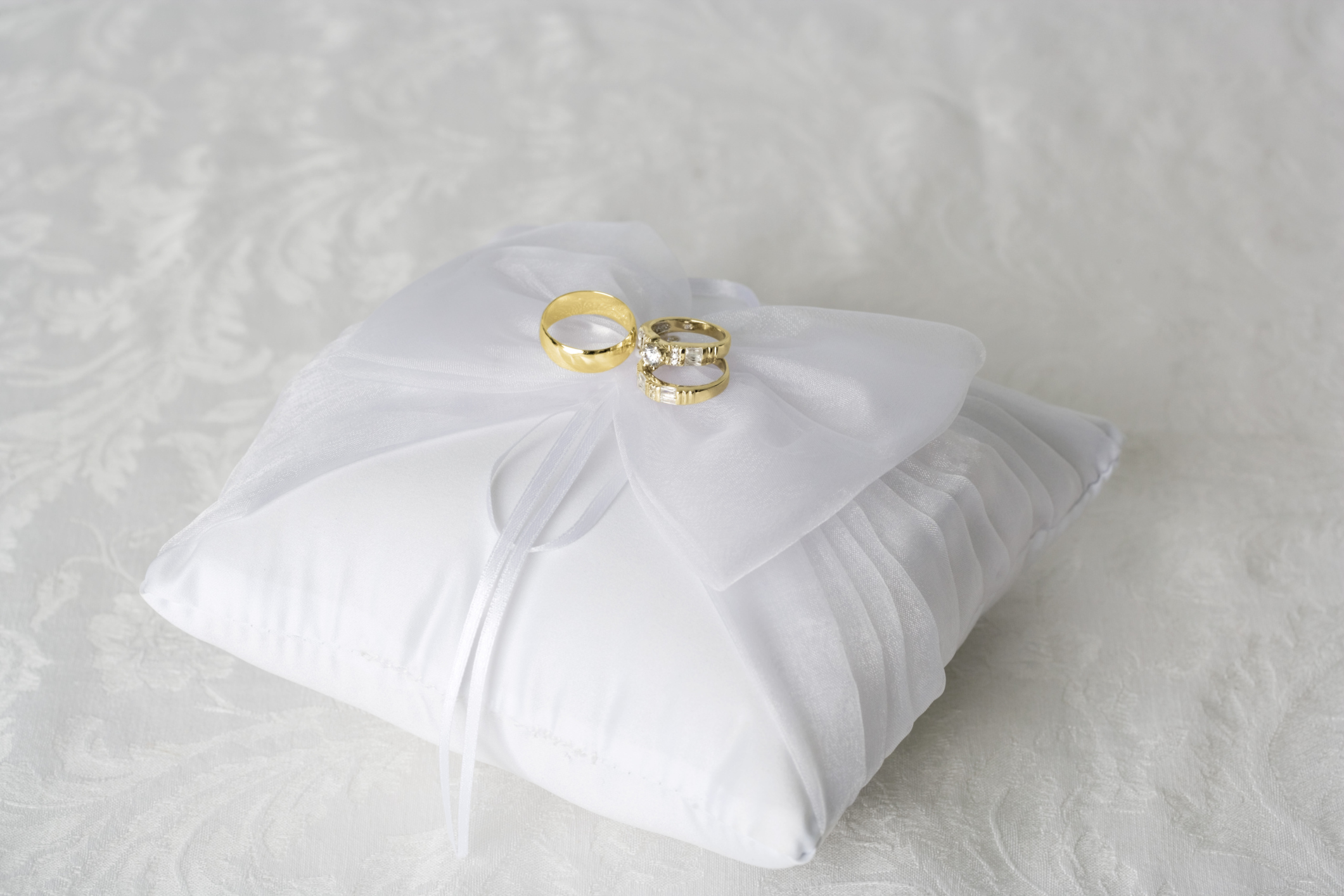 Do It Yourself Ring Bearer Pillow With Satin Ribbon